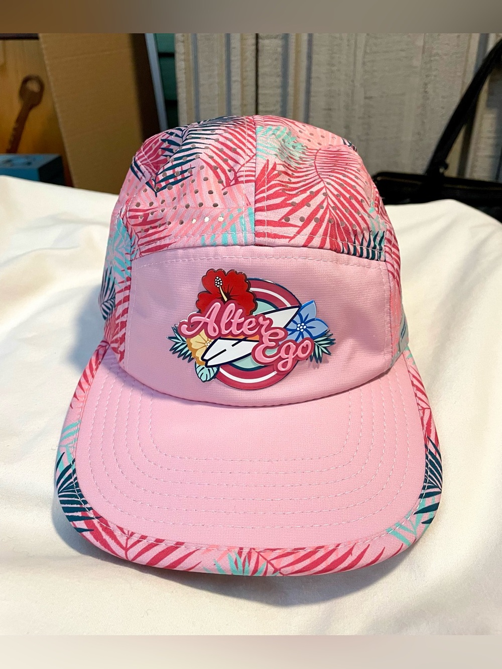 Alter Ego Running “Cruiser” 7~Panel Hat -Pink & Blue- Find Your Balance - Mesh